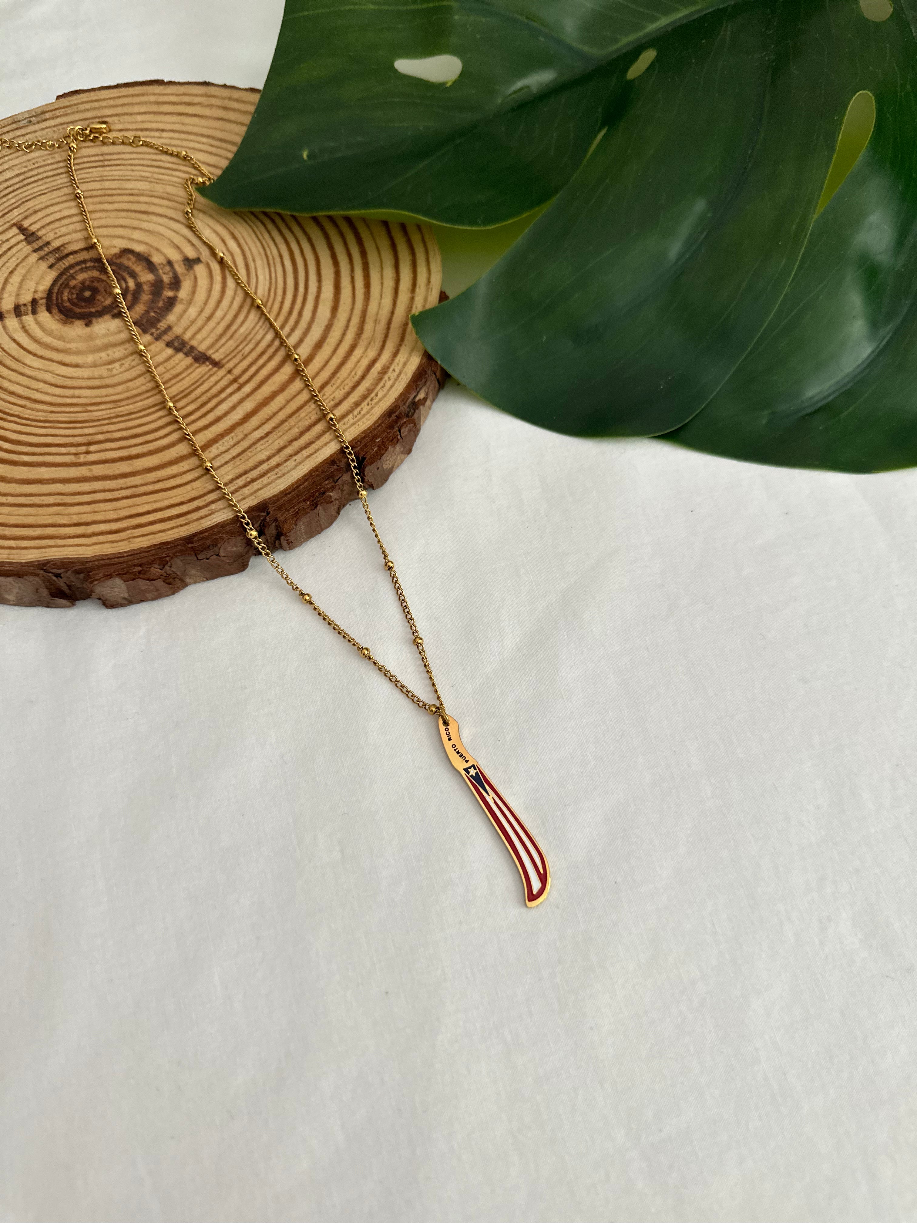 Machete borincano Necklace (Pre- orden)